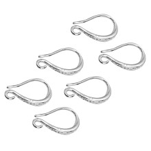3 Par Metall Örhängesnäppen Lyftöra Diy Tillbehör Guld
