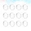 20Pcs Diy Broschaccessoarer Rostfritt 12 Mm 7