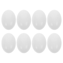 8Pcs Konstgjorda Träägg För Hantverk Och Diy