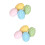 8Pcs Lightweight Foam Easter Eggs Assorted Colors for Holiday Craft 9