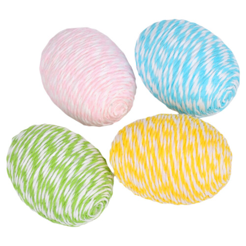 8Pcs Lightweight Foam Easter Eggs Assorted Colors for Holiday Craft 2