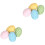 8Pcs Lightweight Foam Easter Eggs Assorted Colors for Holiday Craft 5
