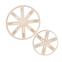 2St Tändsticksvätskehållare, 15 cm + 22 cm