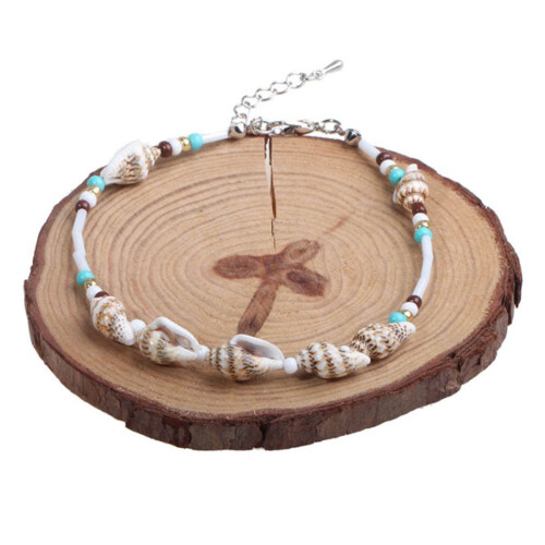 2St Conch Anklet Locket För Kvinnor Flickor 1