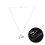 Pet Paw Bone Form Cremationsurna Halsband Av Rostfritt 5