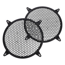 2St Stevige Zwarte Subwoofer Grill Cover Met Mesh Voor Auto Speakers