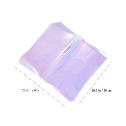 10Pcs 60X50Cm Iriserande Cellofan För Blomsterbukett 1