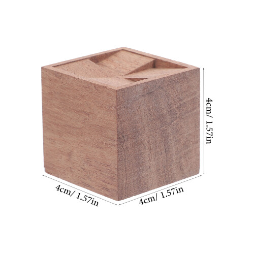 Wood Aromaterapi Diffusor Träblock Essentiell 1