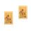 2Pcs Kinesisk Fengshui Kort 2025 Ormens Skydd 4