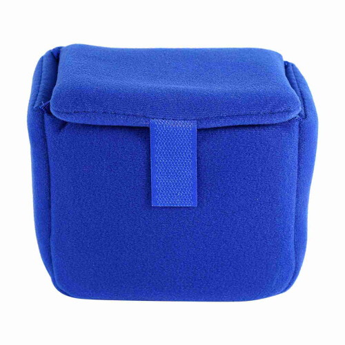 Blue Shockproof Partition Bag with Hook & Loop Padding - Durable & Protective 2