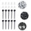 1 Set Kvinnors Plast Öronringar DIY Öronproppar Öronskydd Material 5