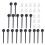 1 Set Kvinnors Plast Öronringar DIY Öronproppar Öronskydd Material 7