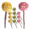 12Pcs Tuggleksaker, Guldiguvens , Lollipop, Molar Tugg 11