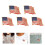 5 Amerikanska Flaggan Broscher Klädaccessoar 3