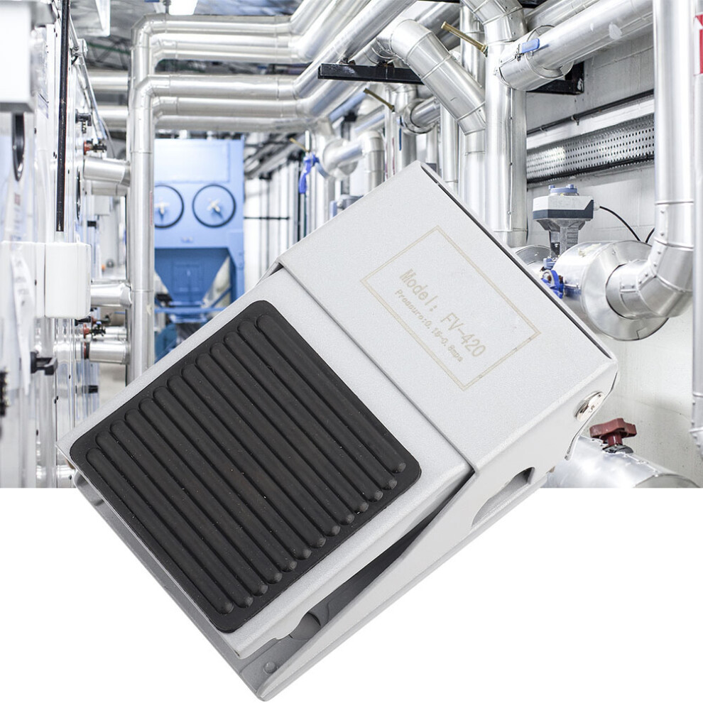 Premium Steel Foot Pedal Valve G1/4 Alloy 2-Position 4-Way Pneumatic Fv-420 5041363414290