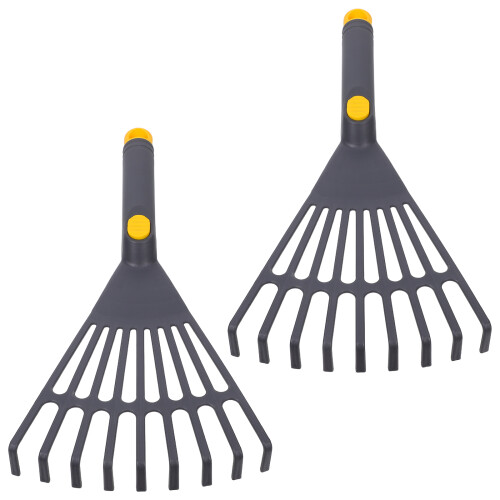 2St Plasträfsa Kort Handtag – 6,88" Bred, 13,64" Lång