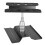 Black Rotation Work Platform for 1/8 1/10 RC Models Adjustable Height 13