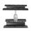 Black Rotation Work Platform for 1/8 1/10 RC Models Adjustable Height 16
