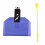 Blue Environmentally Friendly Plastic Latin Drum Kit with Percussion Block Set 2