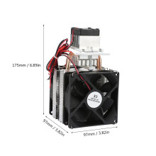 DC 12V 10A Thermoelectric Cooler Mini Fridge DIY Kit 175x97mm