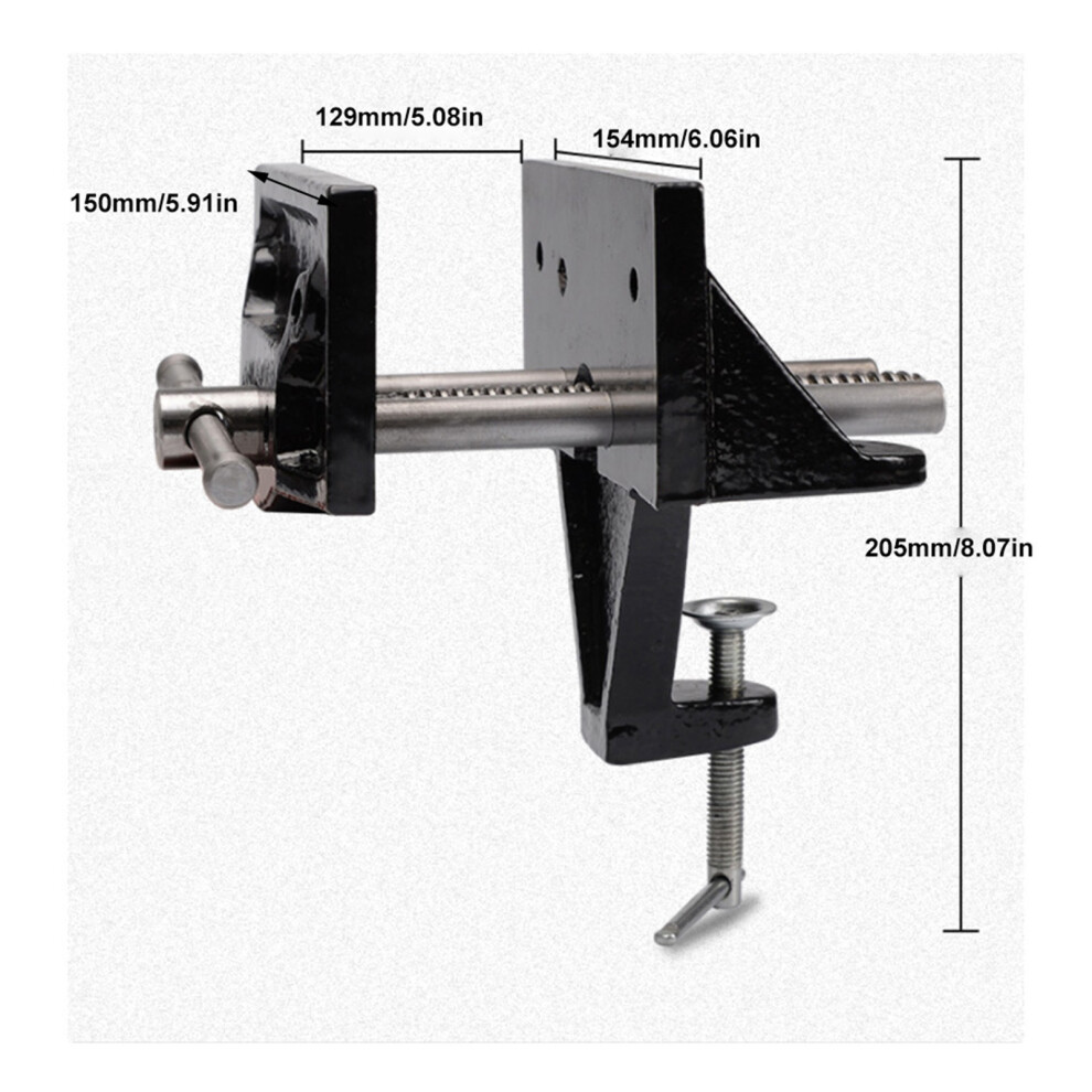 Corrosion-Resistant Cast Iron Vise With Humanized Quick-Open Handle 6931363412800
