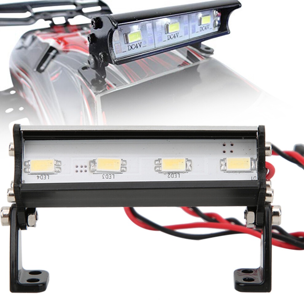 55Mm Rc 4Led Roof Lamp For 1/16 Scale Teton Summit E Revo Remote Cars Light 8361363415859
