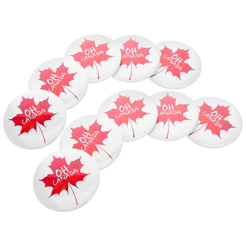 Canada Day Maple Leaf Broschpennar Klassisk Design