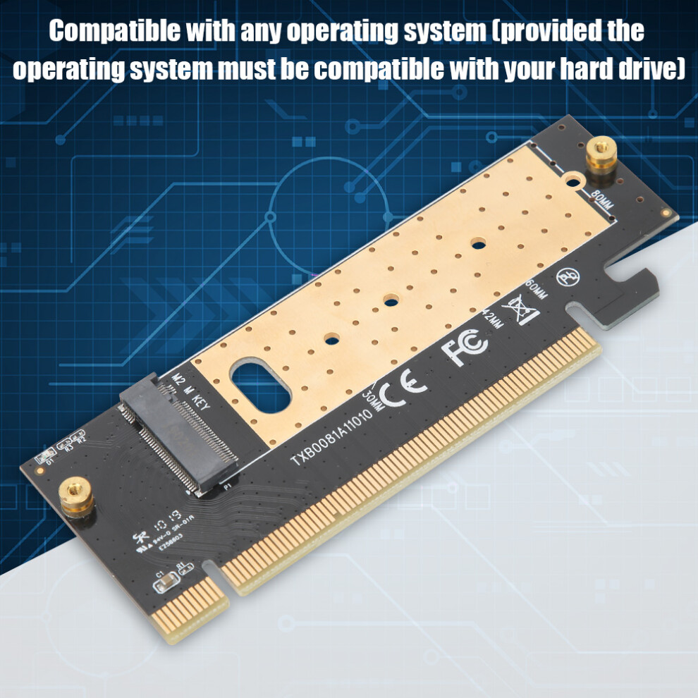 M.2 To Pcie 3.0 X16 Riser Card With Heatsink For M.2 Ssds 5001363415406