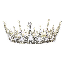 Bridal Tiara Med Pärlor Och För Bröllop, Tävlingsstund, Fest