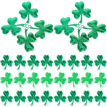 100Pcs St Patrick'S Day Konfetti Med Klöver För Fest