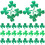 100Pcs St Patrick'S Day Konfetti Med Klöver För Fest 1