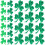 100Pcs St Patrick'S Day Konfetti Med Klöver För Fest 9