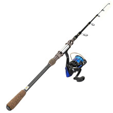 Short Carbon Fiber Sea Fishing Rod 1.8m Stretchable Lure Pole