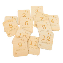 24 Pcs Babyutvecklingsminneskort Fotoprops