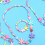 10 Set/20Pcs Akryl Smycken För Barn Blomdesign 2