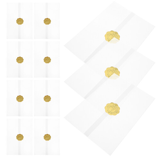 1 Set Kortkuvert Påklistermärken