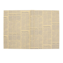 40 Ark Vintagemaskerat Kraftpapper För Buketter Presentpapper