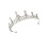 Bride Hair Hoops Handgjord Huvudband Bröllopsaccessoar 3