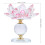 Crystal Lotus Tea Light Holder for Buddhist Altar 2