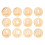 12Pcs Baby Growth Kort Block Hålade Kort 4