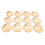 12Pcs Baby Growth Kort Block Hålade Kort 6