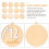 12Pcs Baby Growth Kort Block Hålade Kort 10