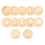 12Pcs Baby Growth Kort Block Hålade Kort 8