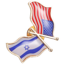 Flaggknapp Usa Flagga Kavelpinne Klämnyp