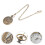 Pocket Watch With Chain Classic Quartz Fathers Keychain Man 2
