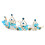 Rhinestone Tiara Barock Stil Kroon Bröllopsbrud Huvudprydnad 1