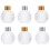 6Pcs Glasdoftflaskor Parfymflaskor Essensbehållare 100 Ml 1