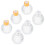 6Pcs Glasdoftflaskor Parfymflaskor Essensbehållare 100 Ml 4