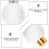 6Pcs Glasdoftflaskor Parfymflaskor Essensbehållare 100 Ml 10