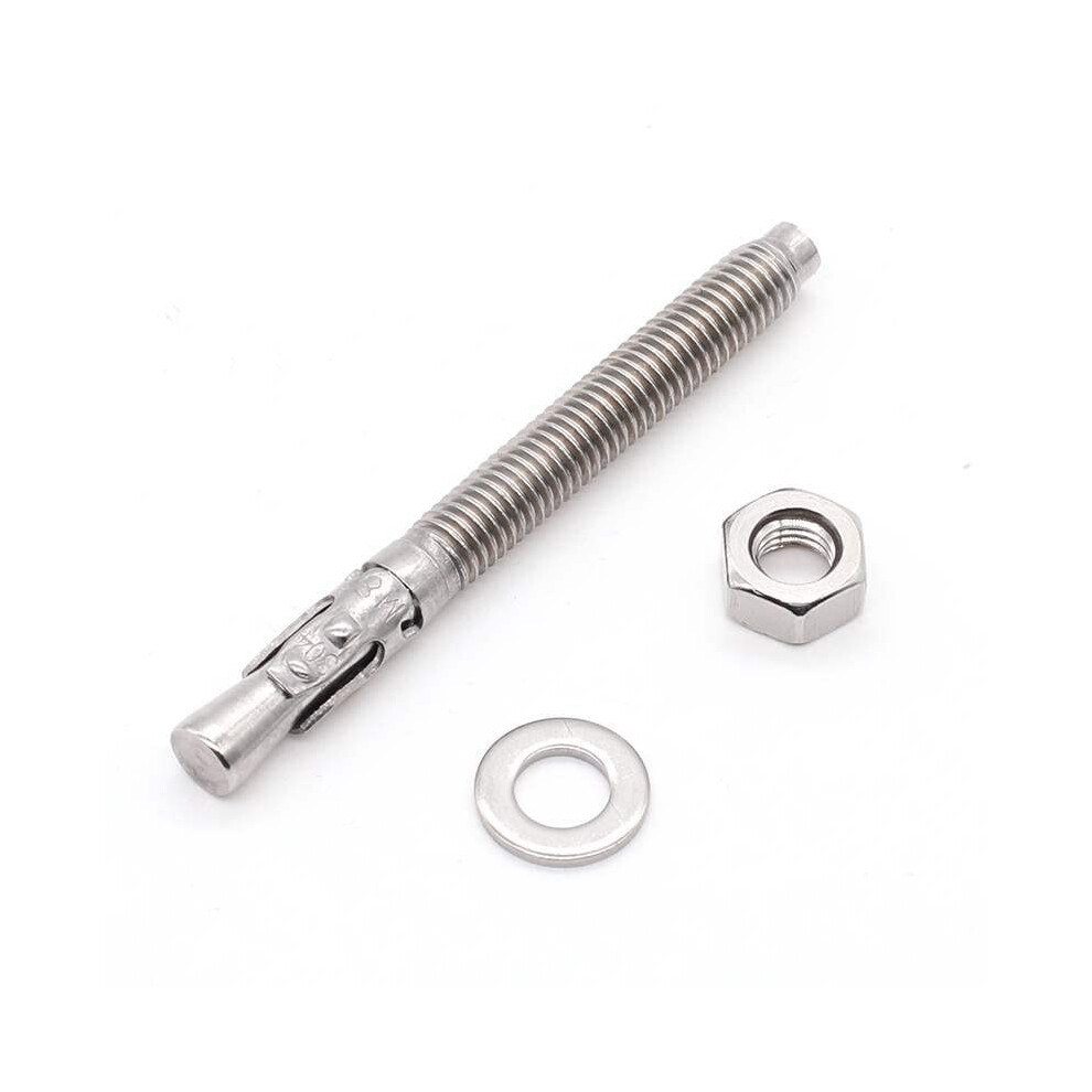 Expansion Screw Bolts M12x120 Stainless Steel Wedge Anchor Through Bolt Hollow Wall Anchors Concrete Elevator Roofing 9067246999148